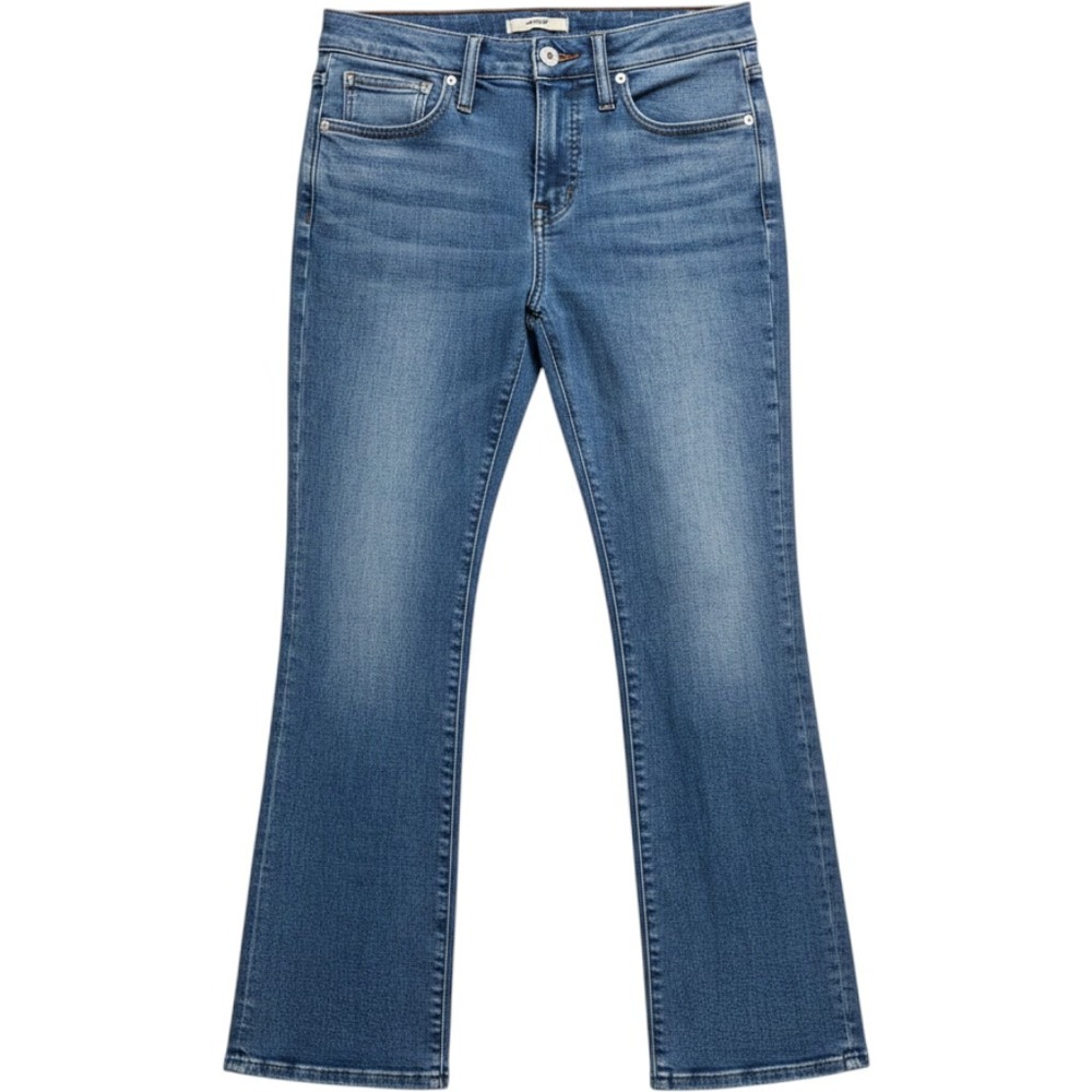 Madewell Mid-Rise Kick Out‎ Jeans Blue Medium Wash Denim Size 26 Bohemian